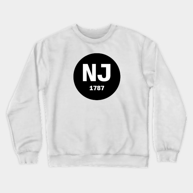 New Jersey | NJ 1787 Crewneck Sweatshirt by KodeLiMe